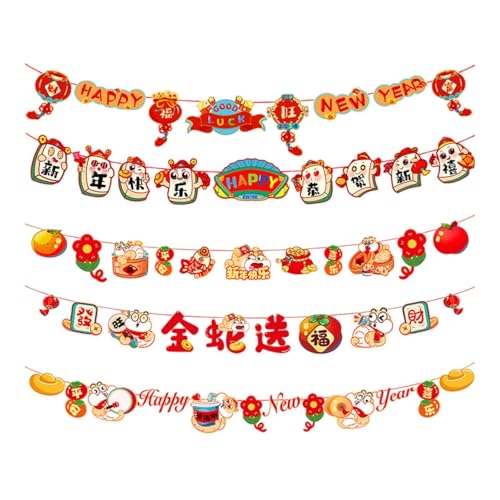 Qianly Banner Zur Feier des Mondjahres für Die Heimdekoration mit Chinesischen Schriftzeichen, Style B Qianly Banner Zur Feier des Mondjahres für Die Heimdekoration mit Chinesischen Schriftzeichen, Style B von Qianly