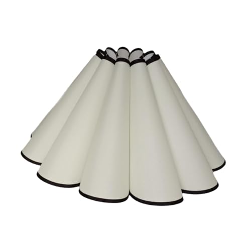 Qianly Blütenförmige Lampenschirm Tischlampenabdeckung Kronleuchter Schattenstofflampenschatten für Decke, Bottom Dia 27.5 cm von Qianly
