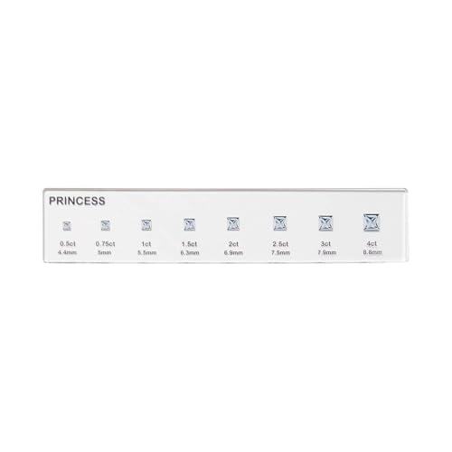 Qianly Diamantgrößen Form Vergleichen des Werkzeugs Diamant Carat Diagramm Referenzvergleich Messherrschaft, Quadrat Qianly Diamantgrößen Form Vergleichen des Werkzeugs Diamant Carat Diagramm Referenzvergleich Messherrschaft, Quadrat von Qianly