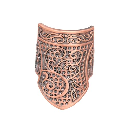 Qianly Fingerhut Als Metallfingerhut Und Fingerhutring Stabiles Nähwerkzeug Und Bastelwerkzeug Zum Schutz für Nadelarbeiten Wie Sticken Und Kreuzstich für Ba, Rotbronze Qianly Fingerhut Als Metallfingerhut Und Fingerhutring Stabiles Nähwerkzeug Und Bastelwerkzeug Zum Schutz für Nadelarbeiten Wie Sticken Und Kreuzstich für Ba, Rotbronze von Qianly