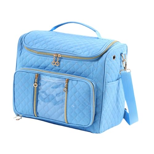 Qianly Garnaufbewahrung für Zuhause, Tragetasche für Strick Und Häkelutensilien, Blau Qianly Garnaufbewahrung für Zuhause, Tragetasche für Strick Und Häkelutensilien, Blau von Qianly