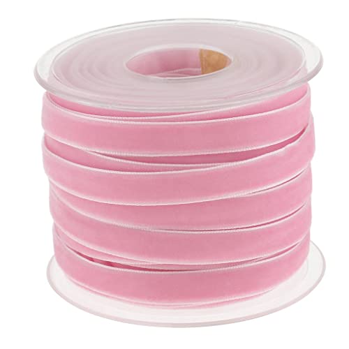 Qianly Handgemachte Haarspangen Haarschleifen Haarschmuck schneidern Band Samtband Bowknot 1 Cm 20 Yard, Farbe 9, size Qianly Handgemachte Haarspangen Haarschleifen Haarschmuck schneidern Band Samtband Bowknot 1 Cm 20 Yard, Farbe 9, size von Qianly