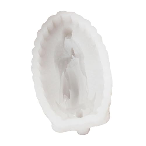 Qianly -Kerzenmodell, Kerzenseifenherstellung, handgefertigtes Epoxidharz-Gussteil, 3D-Modell der Heiligen Mutter für Zuhause, Schreibtisch, Style B von Qianly