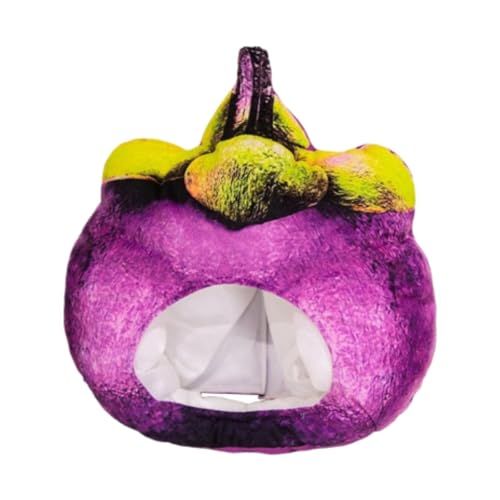 Qianly Mangosten -Kopfbedeckung für Erwachsene Neuheit Kostüm Accessoire süße Plüschhutgeschenke für Kinder für Weihnachtsfeier Geburtstag Ostern Qianly Mangosten -Kopfbedeckung für Erwachsene Neuheit Kostüm Accessoire süße Plüschhutgeschenke für Kinder für Weihnachtsfeier Geburtstag Ostern von Qianly