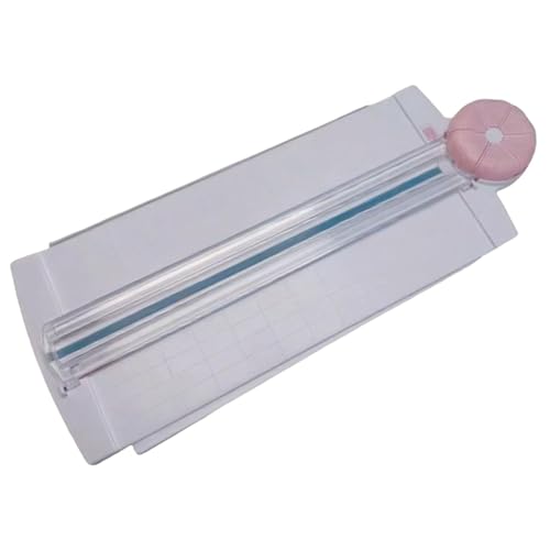 Qianly Papierschneider Bastelgerät Schneidebrett Faltmaschine mit Leichtem Handling Und Mehreren Schnittarten für Fotoalben Geschenkverpackung Papierprojekte, Rosa von Qianly