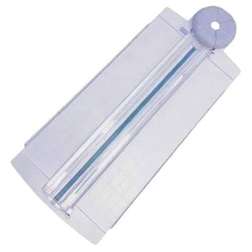 Qianly Papierschneider Bastelgerät Schneidebrett Faltmaschine mit Leichtem Handling Und Mehreren Schnittarten für Fotoalben Geschenkverpackung Papierprojekte, Violett von Qianly