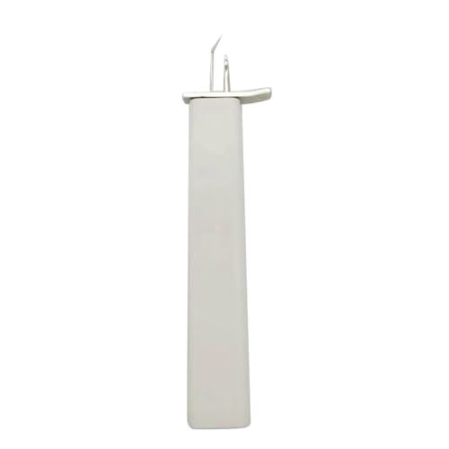 Qianly Perlenknüpfer Knotenbindewerkzeug Hand Knoter Aufreihhilfe Als Robustes Schmuckwerkzeug für Die Anfertigung von Geschenken Und Accessoires, Weiß von Qianly