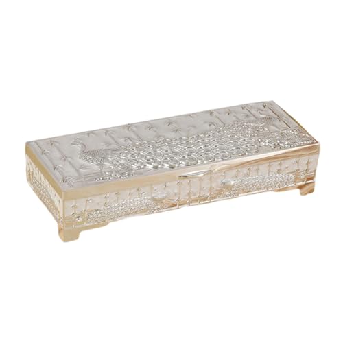 Qianly Schmuckschatulle, Aufbewahrungskoffer, Zinklegierung, Organizer für Fußkettchen, Ringe, Haarnadeln, Armbänder, Weiß Qianly Schmuckschatulle, Aufbewahrungskoffer, Zinklegierung, Organizer für Fußkettchen, Ringe, Haarnadeln, Armbänder, Weiß von Qianly