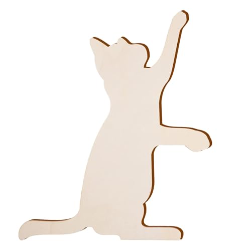Qianly Set mit 4 Unfertigen Katzen Schneidebrettern Aus Holz für Projekte Qianly Set mit 4 Unfertigen Katzen Schneidebrettern Aus Holz für Projekte von Qianly