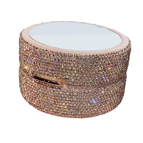 Qianly Strasssteine Schmuckschatulle Schmuckschatulle Transparent Top Decor Halsketten Ohrringe Organizer für Anhänger Eitelkeit Engagement Geschenk Qianly Strasssteine Schmuckschatulle Schmuckschatulle Transparent Top Decor Halsketten Ohrringe Organizer für Anhänger Eitelkeit Engagement Geschenk von Qianly