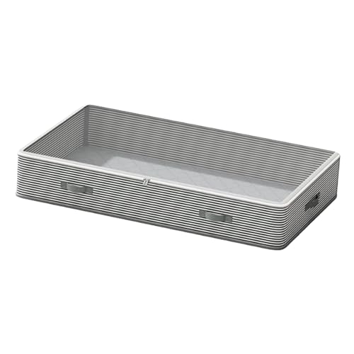 Qianly Unterbett-Aufbewahrungsbehälter, Unterbett-Aufbewahrungsbehälter, 30 l, leicht zugänglicher Schrank-Organizer für Kleidung, Bettwäsche, Geschenkpapier, 1 Stück Qianly Unterbett-Aufbewahrungsbehälter, Unterbett-Aufbewahrungsbehälter, 30 l, leicht zugänglicher Schrank-Organizer für Kleidung, Bettwäsche, Geschenkpapier, 1 Stück von Qianly