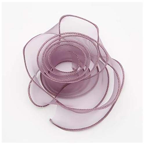 Qiantull 10 Yards Organzaband Schleifenband Geschenkband Dekoband Transparentes Organza Stoffband Chiffonband Organzaband für Geschenkverpackungen Blumenstrauß Dekoration 4 cm Dunkelviolett Qiantull 10 Yards Organzaband Schleifenband Geschenkband Dekoband Transparentes Organza Stoffband Chiffonband Organzaband für Geschenkverpackungen Blumenstrauß Dekoration 4 cm Dunkelviolett von Qiantull
