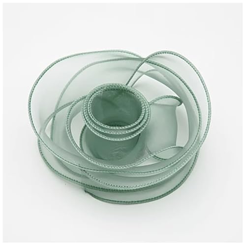 Qiantull 10 Yards Organzaband Schleifenband Geschenkband Dekoband Transparentes Organza Stoffband Chiffonband Organzaband für Geschenkverpackungen Blumenstrauß Dekoration 4 cm Grün Qiantull 10 Yards Organzaband Schleifenband Geschenkband Dekoband Transparentes Organza Stoffband Chiffonband Organzaband für Geschenkverpackungen Blumenstrauß Dekoration 4 cm Grün von Qiantull