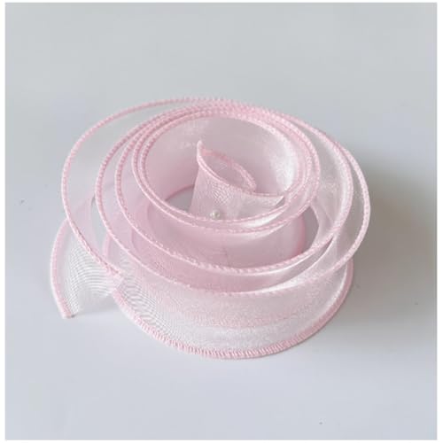 Qiantull 10 Yards Organzaband Schleifenband Geschenkband Dekoband Transparentes Organza Stoffband Chiffonband Organzaband für Geschenkverpackungen Blumenstrauß Dekoration 4 cm Hellrosa Qiantull 10 Yards Organzaband Schleifenband Geschenkband Dekoband Transparentes Organza Stoffband Chiffonband Organzaband für Geschenkverpackungen Blumenstrauß Dekoration 4 cm Hellrosa von Qiantull
