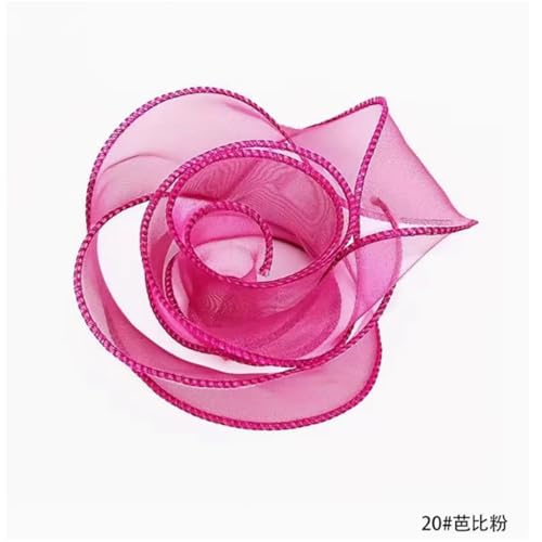 Qiantull 10 Yards Organzaband Schleifenband Geschenkband Dekoband Transparentes Organza Stoffband Chiffonband Organzaband für Geschenkverpackungen Blumenstrauß Dekoration 4 cm Rosarot Qiantull 10 Yards Organzaband Schleifenband Geschenkband Dekoband Transparentes Organza Stoffband Chiffonband Organzaband für Geschenkverpackungen Blumenstrauß Dekoration 4 cm Rosarot von Qiantull