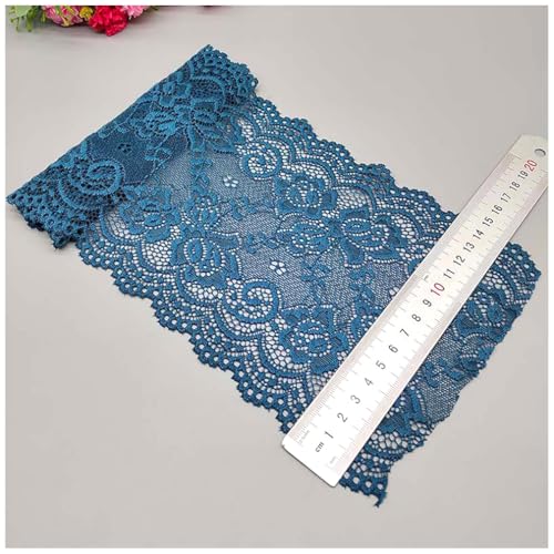 Qiantull 10 Yards Spitzenborte 15cm Breite Spitzenbordüre Spitzenband Elastizität Spitzenbesatz Stoff Spitze Blume Borte Spitzenstoff Spitzen Borten Dekoband für DIY Nähen Handwerk Blau Qiantull 10 Yards Spitzenborte 15cm Breite Spitzenbordüre Spitzenband Elastizität Spitzenbesatz Stoff Spitze Blume Borte Spitzenstoff Spitzen Borten Dekoband für DIY Nähen Handwerk Blau von Qiantull