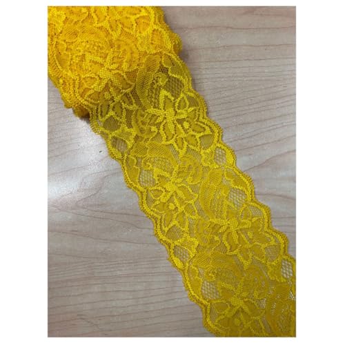 Qiantull 10 Yards Spitzenborte Spitzenbesatz Stoff Spitzenband Elastizität Spitzenbordüre Spitze Blume Borte Zierband Spitzenstoff Tüll Dekoband für Nähen DIY Handwerk, 8cm Breite 29# Qiantull 10 Yards Spitzenborte Spitzenbesatz Stoff Spitzenband Elastizität Spitzenbordüre Spitze Blume Borte Zierband Spitzenstoff Tüll Dekoband für Nähen DIY Handwerk, 8cm Breite 29# von Qiantull