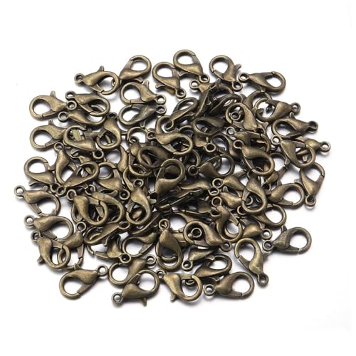 Qiantull 100 Stück Karabinerverschluss Schmuckverschlüsse Schmuck Karabiner Verschluss Karabinerhaken Bastelzubehör für DIY Schmuckherstellung Halskette Armband Ohrring Antikgrün 12x6mm Qiantull 100 Stück Karabinerverschluss Schmuckverschlüsse Schmuck Karabiner Verschluss Karabinerhaken Bastelzubehör für DIY Schmuckherstellung Halskette Armband Ohrring Antikgrün 12x6mm von Qiantull