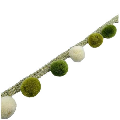 Qiantull 10m Pomponborte Bommelborte Pompons Fransen Quaste Borte Bommel Fransenborte Pom Pom Bordüre Dekoband Zierband Dekoborte Nähzubehör für DIY Nähen Basteln Vorhänge Kleidung 10# Qiantull 10m Pomponborte Bommelborte Pompons Fransen Quaste Borte Bommel Fransenborte Pom Pom Bordüre Dekoband Zierband Dekoborte Nähzubehör für DIY Nähen Basteln Vorhänge Kleidung 10# von Qiantull