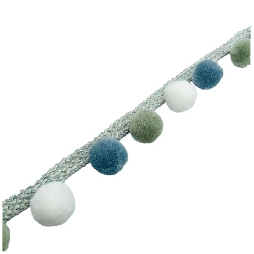 Qiantull 10m Pomponborte Bommelborte Pompons Fransen Quaste Borte Bommel Fransenborte Pom Pom Bordüre Dekoband Zierband Dekoborte Nähzubehör für DIY Nähen Basteln Vorhänge Kleidung 12# Qiantull 10m Pomponborte Bommelborte Pompons Fransen Quaste Borte Bommel Fransenborte Pom Pom Bordüre Dekoband Zierband Dekoborte Nähzubehör für DIY Nähen Basteln Vorhänge Kleidung 12# von Qiantull