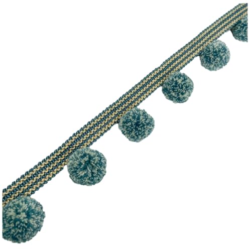 Qiantull 10m Pomponborte Bommelborte Pompons Fransen Quaste Borte Bommel Fransenborte Pom Pom Bordüre Dekoband Zierband Dekoborte Nähzubehör für DIY Nähen Basteln Vorhänge Kleidung 19# Qiantull 10m Pomponborte Bommelborte Pompons Fransen Quaste Borte Bommel Fransenborte Pom Pom Bordüre Dekoband Zierband Dekoborte Nähzubehör für DIY Nähen Basteln Vorhänge Kleidung 19# von Qiantull