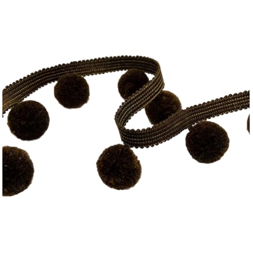Qiantull 10m Pomponborte Bommelborte Pompons Fransen Quaste Borte Bommel Fransenborte Pom Pom Bordüre Dekoband Zierband Dekoborte Nähzubehör für DIY Nähen Basteln Vorhänge Kleidung 4# Qiantull 10m Pomponborte Bommelborte Pompons Fransen Quaste Borte Bommel Fransenborte Pom Pom Bordüre Dekoband Zierband Dekoborte Nähzubehör für DIY Nähen Basteln Vorhänge Kleidung 4# von Qiantull
