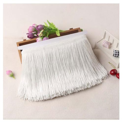 Qiantull 2 Meter Fransenborte Fransenband Quaste Seide Fransen Schnittfranse Fransenbordüre Tanzfransen Dekoband Dekoborte Nähzubehör für DIY Basteln Kostüm Dekoration 10# 2mx20cm Qiantull 2 Meter Fransenborte Fransenband Quaste Seide Fransen Schnittfranse Fransenbordüre Tanzfransen Dekoband Dekoborte Nähzubehör für DIY Basteln Kostüm Dekoration 10# 2mx20cm von Qiantull