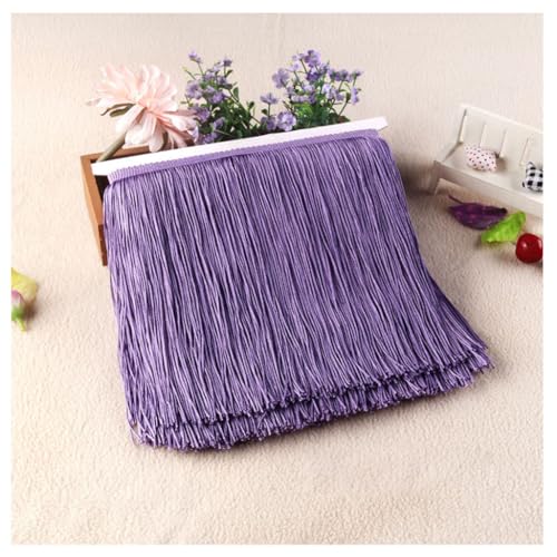 Qiantull 2 Meter Fransenborte Fransenband Quaste Seide Fransen Schnittfranse Fransenbordüre Tanzfransen Dekoband Dekoborte Nähzubehör für DIY Basteln Kostüm Dekoration 28# 2mx10cm Qiantull 2 Meter Fransenborte Fransenband Quaste Seide Fransen Schnittfranse Fransenbordüre Tanzfransen Dekoband Dekoborte Nähzubehör für DIY Basteln Kostüm Dekoration 28# 2mx10cm von Qiantull