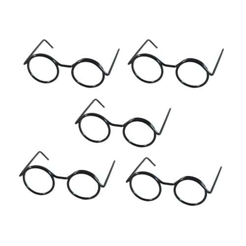 Qiantull 20 Stück Mini Puppenbrillen Metall Draht Rand Puppen Brille Metalldrahtrand Miniatur Brillen MetallRand Brille Puppe Zubehör für Bastelarbeiten Puppen Haustiere Kostüme Schwarz 3cm Qiantull 20 Stück Mini Puppenbrillen Metall Draht Rand Puppen Brille Metalldrahtrand Miniatur Brillen MetallRand Brille Puppe Zubehör für Bastelarbeiten Puppen Haustiere Kostüme Schwarz 3cm von Qiantull