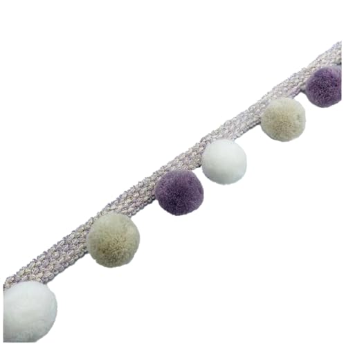Qiantull 2m Pomponborte Bommelborte Pompons Fransen Quaste Borte Bommel Fransenborte Pom Pom Bordüre Dekoband Zierband Dekoborte Nähzubehör für DIY Nähen Basteln Vorhänge Kleidung 11# Qiantull 2m Pomponborte Bommelborte Pompons Fransen Quaste Borte Bommel Fransenborte Pom Pom Bordüre Dekoband Zierband Dekoborte Nähzubehör für DIY Nähen Basteln Vorhänge Kleidung 11# von Qiantull