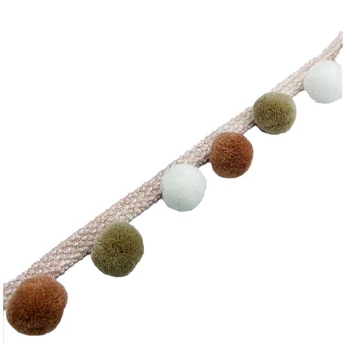 Qiantull 2m Pomponborte Bommelborte Pompons Fransen Quaste Borte Bommel Fransenborte Pom Pom Bordüre Dekoband Zierband Dekoborte Nähzubehör für DIY Nähen Basteln Vorhänge Kleidung 13# Qiantull 2m Pomponborte Bommelborte Pompons Fransen Quaste Borte Bommel Fransenborte Pom Pom Bordüre Dekoband Zierband Dekoborte Nähzubehör für DIY Nähen Basteln Vorhänge Kleidung 13# von Qiantull