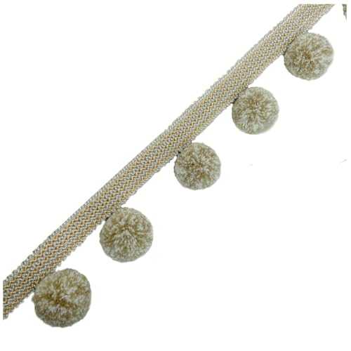 Qiantull 2m Pomponborte Bommelborte Pompons Fransen Quaste Borte Bommel Fransenborte Pom Pom Bordüre Dekoband Zierband Dekoborte Nähzubehör für DIY Nähen Basteln Vorhänge Kleidung 16# Qiantull 2m Pomponborte Bommelborte Pompons Fransen Quaste Borte Bommel Fransenborte Pom Pom Bordüre Dekoband Zierband Dekoborte Nähzubehör für DIY Nähen Basteln Vorhänge Kleidung 16# von Qiantull