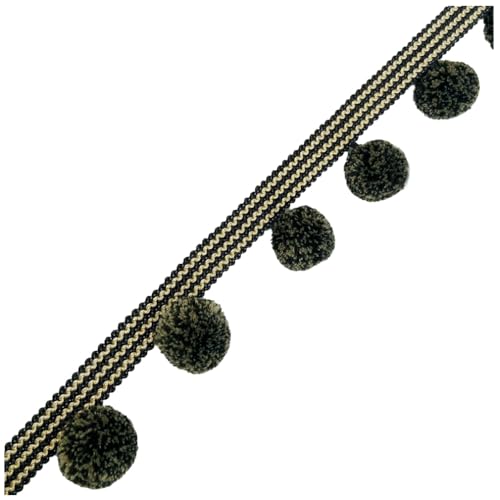 Qiantull 2m Pomponborte Bommelborte Pompons Fransen Quaste Borte Bommel Fransenborte Pom Pom Bordüre Dekoband Zierband Dekoborte Nähzubehör für DIY Nähen Basteln Vorhänge Kleidung 20# Qiantull 2m Pomponborte Bommelborte Pompons Fransen Quaste Borte Bommel Fransenborte Pom Pom Bordüre Dekoband Zierband Dekoborte Nähzubehör für DIY Nähen Basteln Vorhänge Kleidung 20# von Qiantull