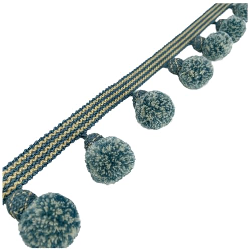 Qiantull 2m Pomponborte Bommelborte Pompons Fransen Quaste Borte Bommel Fransenborte Pom Pom Bordüre Dekoband Zierband Dekoborte Nähzubehör für DIY Nähen Basteln Vorhänge Kleidung 24# Qiantull 2m Pomponborte Bommelborte Pompons Fransen Quaste Borte Bommel Fransenborte Pom Pom Bordüre Dekoband Zierband Dekoborte Nähzubehör für DIY Nähen Basteln Vorhänge Kleidung 24# von Qiantull