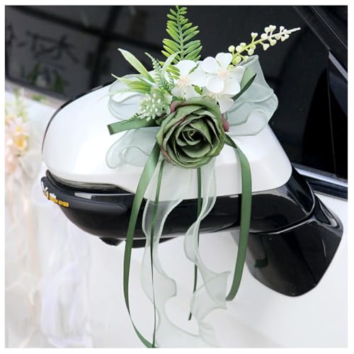 Qiantull 4 Stück Autoschleifen Hochzeit Autoschmuck Künstliche Blume Schleife Rückspiegel Türgriff DekoBlume Hochzeitsauto Simulation Blume Autoschleifen für Hochzeiten Feste Dekoration Grün Qiantull 4 Stück Autoschleifen Hochzeit Autoschmuck Künstliche Blume Schleife Rückspiegel Türgriff DekoBlume Hochzeitsauto Simulation Blume Autoschleifen für Hochzeiten Feste Dekoration Grün von Qiantull