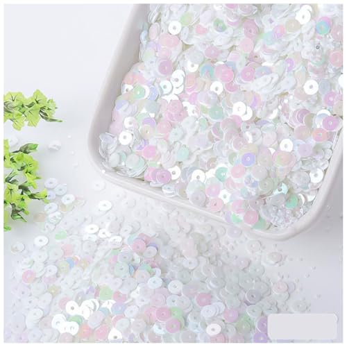 Qiantull 4000 Stück Pailetten Lose Pailletten Glitzer Stickerei Pailletten Kleine Flache Runde Nähpailetten Glänzende Dekorative Pailetten für DIY Kunsthandwerk Herstellung Nähen 12# 6mm Qiantull 4000 Stück Pailetten Lose Pailletten Glitzer Stickerei Pailletten Kleine Flache Runde Nähpailetten Glänzende Dekorative Pailetten für DIY Kunsthandwerk Herstellung Nähen 12# 6mm von Qiantull