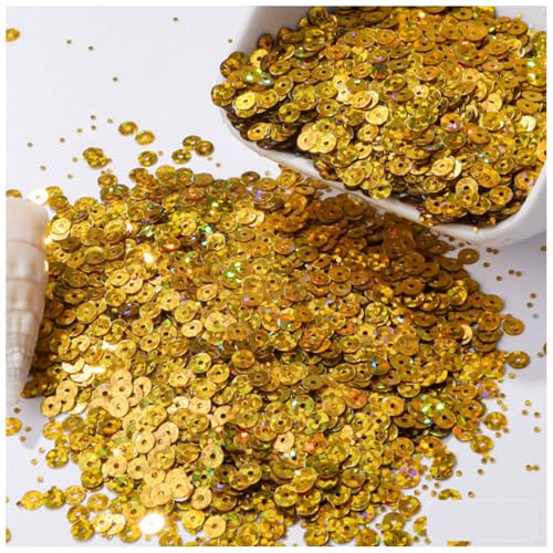 Qiantull 4000 Stück Pailetten Lose Pailletten Glitzer Stickerei Pailletten Kleine Flache Runde Nähpailetten Glänzende Dekorative Pailetten für DIY Kunsthandwerk Herstellung Nähen 16# 4mm Qiantull 4000 Stück Pailetten Lose Pailletten Glitzer Stickerei Pailletten Kleine Flache Runde Nähpailetten Glänzende Dekorative Pailetten für DIY Kunsthandwerk Herstellung Nähen 16# 4mm von Qiantull
