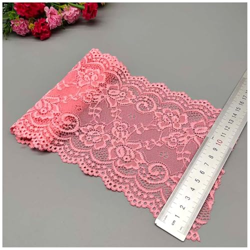 Qiantull 5 Yards Spitzenborte 15cm Breite Spitzenbordüre Spitzenband Elastizität Spitzenbesatz Stoff Spitze Blume Borte Spitzenstoff Spitzen Borten Dekoband für DIY Nähen Handwerk Hellrot Qiantull 5 Yards Spitzenborte 15cm Breite Spitzenbordüre Spitzenband Elastizität Spitzenbesatz Stoff Spitze Blume Borte Spitzenstoff Spitzen Borten Dekoband für DIY Nähen Handwerk Hellrot von Qiantull