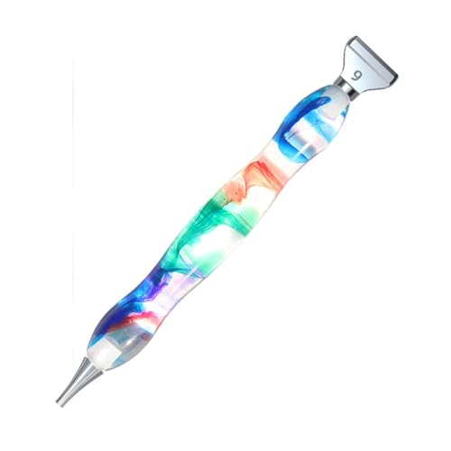 Qiantull Diamond Painting Zubehör Stift Set 5D Diamond Painting Pen Stiftköpfe Kleber Werkzeuge Diamant-Malstift DIY Diamant Malerei Stift für Kunst Handwerk Diamantmalerei 2# von Qiantull
