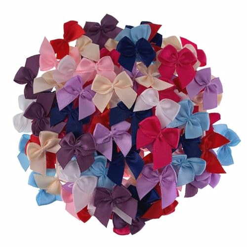 Qiantull Mini Satinschleifen 200 Stück 2cm Bunt Satinband Schleifen zum Basteln Farbe Mini Band Bowtie Schleifen für DIY Nähen Basteln Haar Bogen Hochzeit Party DekoBunt 2cm Qiantull Mini Satinschleifen 200 Stück 2cm Bunt Satinband Schleifen zum Basteln Farbe Mini Band Bowtie Schleifen für DIY Nähen Basteln Haar Bogen Hochzeit Party DekoBunt 2cm von Qiantull