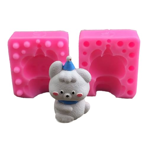 Qiantull Silikonform 3D Bär Silikon Form Fondant Kuchen Silikonformen Fondantform Backform Schokoladenformen Kuchenform Zubehör für Fondant, Mousse, Schokolade, Seife, Kerze, Gips, Harz 10# Qiantull Silikonform 3D Bär Silikon Form Fondant Kuchen Silikonformen Fondantform Backform Schokoladenformen Kuchenform Zubehör für Fondant, Mousse, Schokolade, Seife, Kerze, Gips, Harz 10# von Qiantull