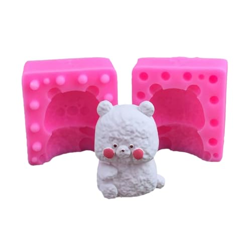 Qiantull Silikonform 3D Bär Silikon Form Fondant Kuchen Silikonformen Fondantform Backform Schokoladenformen Kuchenform Zubehör für Fondant, Mousse, Schokolade, Seife, Kerze, Gips, Harz 3# Qiantull Silikonform 3D Bär Silikon Form Fondant Kuchen Silikonformen Fondantform Backform Schokoladenformen Kuchenform Zubehör für Fondant, Mousse, Schokolade, Seife, Kerze, Gips, Harz 3# von Qiantull