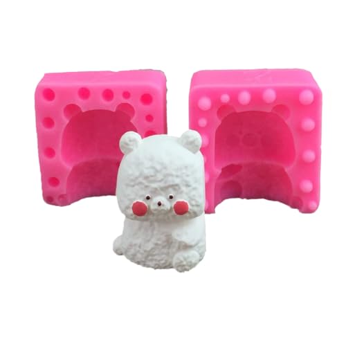 Qiantull Silikonform 3D Bär Silikon Form Fondant Kuchen Silikonformen Fondantform Backform Schokoladenformen Kuchenform Zubehör für Fondant, Mousse, Schokolade, Seife, Kerze, Gips, Harz 4# Qiantull Silikonform 3D Bär Silikon Form Fondant Kuchen Silikonformen Fondantform Backform Schokoladenformen Kuchenform Zubehör für Fondant, Mousse, Schokolade, Seife, Kerze, Gips, Harz 4# von Qiantull