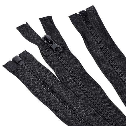 4 Stück Trennende Jacke Reißverschlüsse Mäntel Jacke Reißverschluss Ersatz Reissverschluss Kunststoff Schwarz Geformte Kunststoff Reißverschlüsse Universal DIY Nähwerkzeuge für Kleidungsstück 4 Stück Trennende Jacke Reißverschlüsse Mäntel Jacke Reißverschluss Ersatz Reissverschluss Kunststoff Schwarz Geformte Kunststoff Reißverschlüsse Universal DIY Nähwerkzeuge für Kleidungsstück von Qianyu