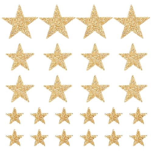 Qianyu 24 Stück Stern Aufbügler Patches Strasssteinen Selbstklebend Applikation Kristall Pailletten Stoffflicken für Kleidung, Jeans, Taschen, Hüte, DIY-Kleidungsreparatur Qianyu 24 Stück Stern Aufbügler Patches Strasssteinen Selbstklebend Applikation Kristall Pailletten Stoffflicken für Kleidung, Jeans, Taschen, Hüte, DIY-Kleidungsreparatur von Qianyu