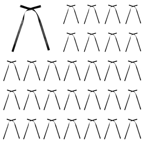 Qianyu 30 Stück Cupcake-Topper mit Schleife Geburtstagsschleifen Bänder 13 x 6 cm hohe Füße, Becher Ballon Wandparty Kuchendekorationen für Hochzeit Brautparty Babyparty Junggesellinnenabsch(Schwarz) Qianyu 30 Stück Cupcake-Topper mit Schleife Geburtstagsschleifen Bänder 13 x 6 cm hohe Füße, Becher Ballon Wandparty Kuchendekorationen für Hochzeit Brautparty Babyparty Junggesellinnenabsch(Schwarz) von Qianyu