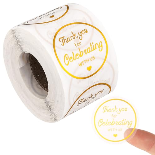 Qianyu 500 Stück Danke Aufkleber Thank You Stickers Label Selbstklebend Etiketten Rund Geschenksticker Handschrift Gold Folie für Briefumschlag Backen DIY Geschenktüten Handarbeit Dekoration Qianyu 500 Stück Danke Aufkleber Thank You Stickers Label Selbstklebend Etiketten Rund Geschenksticker Handschrift Gold Folie für Briefumschlag Backen DIY Geschenktüten Handarbeit Dekoration von Qianyu