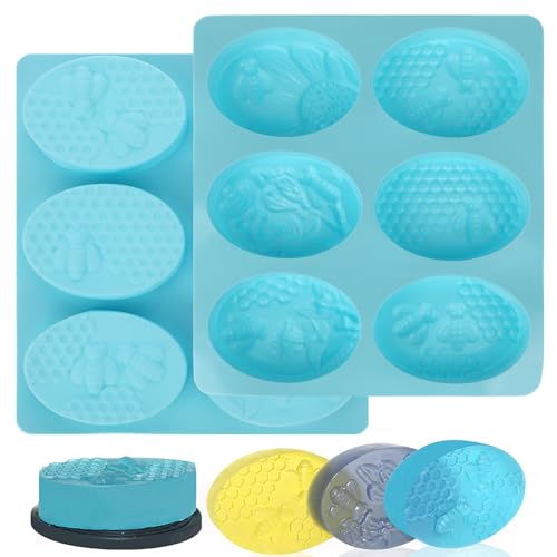 Qianyu Seifenformen Silikon Oval Soap Form für handgefertigte Seife DIY Hausgemachte Handarbeit Seifen Blume Form Dekorieren Silikonformen für Eiswürfel Kuchen Schokolade Cupcake Seifenherstellung Qianyu Seifenformen Silikon Oval Soap Form für handgefertigte Seife DIY Hausgemachte Handarbeit Seifen Blume Form Dekorieren Silikonformen für Eiswürfel Kuchen Schokolade Cupcake Seifenherstellung von Qianyu