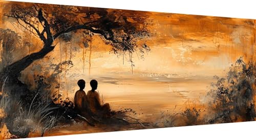 5D Diamond Painting Afrika, DIY Diamant Painting Bilder Frau, Diamand Painting Erwachsene Groß xxl, Kinder Diamant kunst Set mit Diamond Painting Zubehör, Home Wand Décor 100x40cm 5D Diamond Painting Afrika, DIY Diamant Painting Bilder Frau, Diamand Painting Erwachsene Groß xxl, Kinder Diamant kunst Set mit Diamond Painting Zubehör, Home Wand Décor 100x40cm von Qiaoqoo