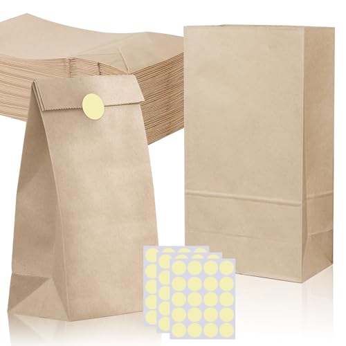 Qiareoiu 40 Stück 15x27x9cm Papiertüten braun mit 60 Stücken Aufkleber, brottüten papier, DIY papiertüten klein,plätzchentüten papier, Geschenktüten papier die verwendet werden um Menschen zu geben Qiareoiu 40 Stück 15x27x9cm Papiertüten braun mit 60 Stücken Aufkleber, brottüten papier, DIY papiertüten klein,plätzchentüten papier, Geschenktüten papier die verwendet werden um Menschen zu geben von Qiareoiu